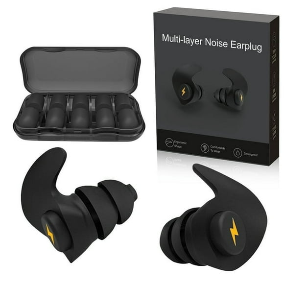 Ear Plugs for Sleeping Noise Cancelling, Ear Plugs For Noise Reduction, Soft& Comfortable & Reusable, for Sleeping, Snoring, Work, Travel, and All Loud Events