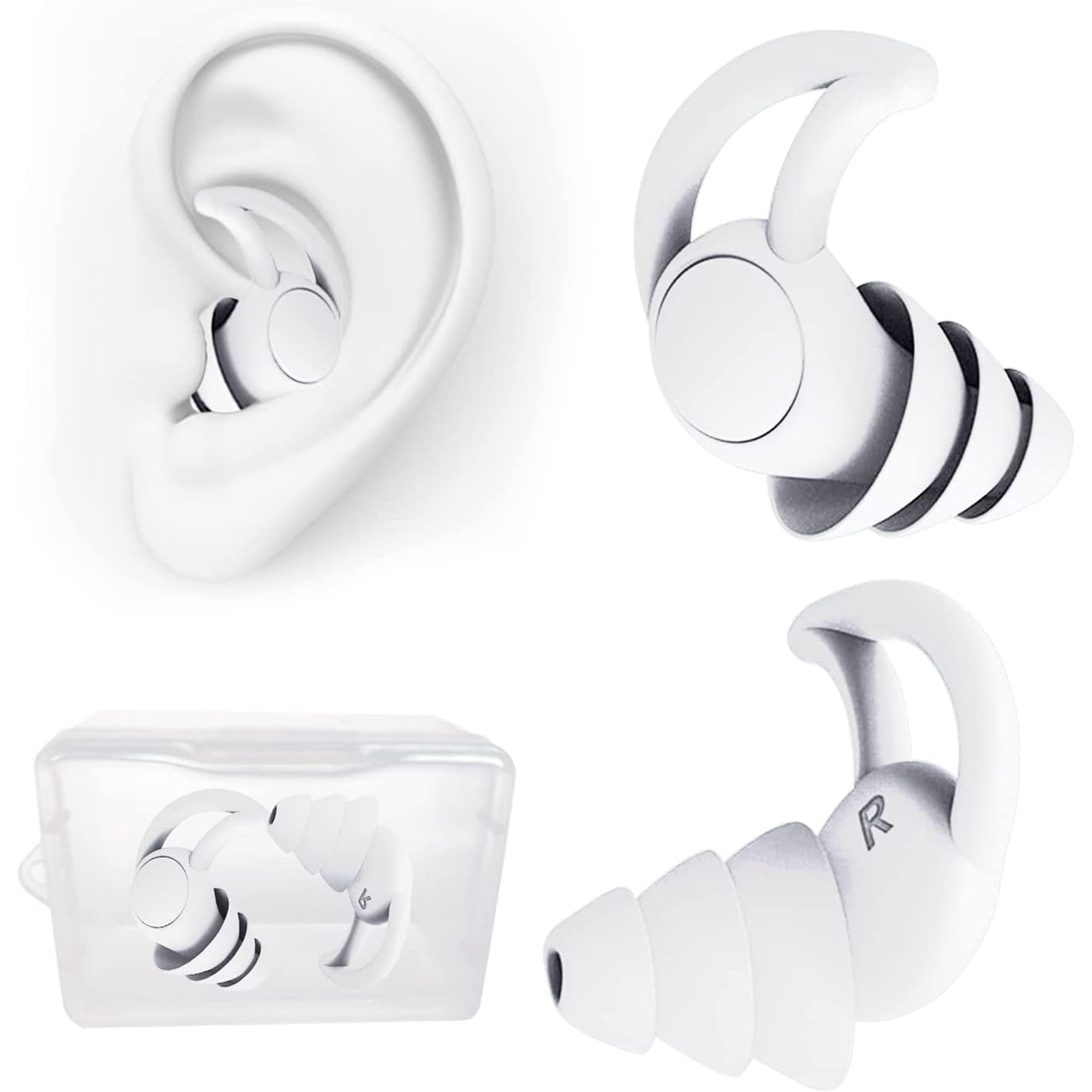 Noise Cancelling Reduce Ear Plugs Hearing Protection Sleeping from Music  Concert