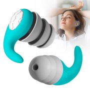Ear Plugs for Sleeping, Reusable Silicone Ear Plugs for Noise Reduction, Noise Cancelling Soft Hearing Protection with 6 Ear Tips for Sleep, Deep Focus, Concerts and Travel