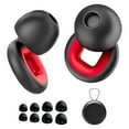 thumbnail image 1 of Ear Plugs for Sleeping Noise Cancelling,Reusable Silicone Earplugs for Sleep,Concerts,Work,Study,Snoring,Travel, 1 of 4