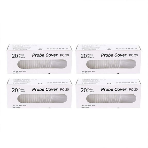 Ear Probe Covers under $5! CQCYD Ear Thermometer Probe Covers, 20PC Refill Lens Filters for Digital Thermometers, Hygienic Ear Tips Replacement for Braun and Other Brands
