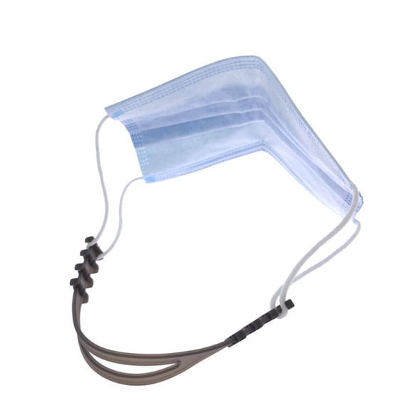 REOFLYUP Mask Hanger Ear Silicone 6Pcs 6.3X0.6X0.2In Adjustable Design for Outdoor Use