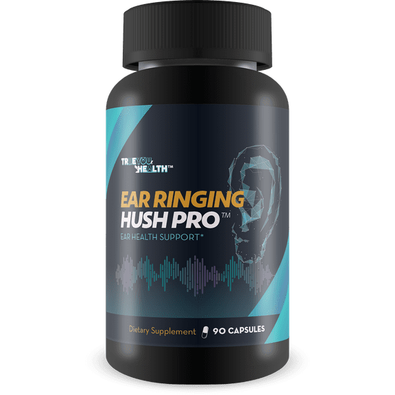 Ear Ringing Hush Pro - Tinnitus Relief for Ringing Ears - Hearing Support Supplement - Support Reduced Swelling & Improved Circulation for Ear Ringing Relief - Natural Formula Ear Ringing Pills