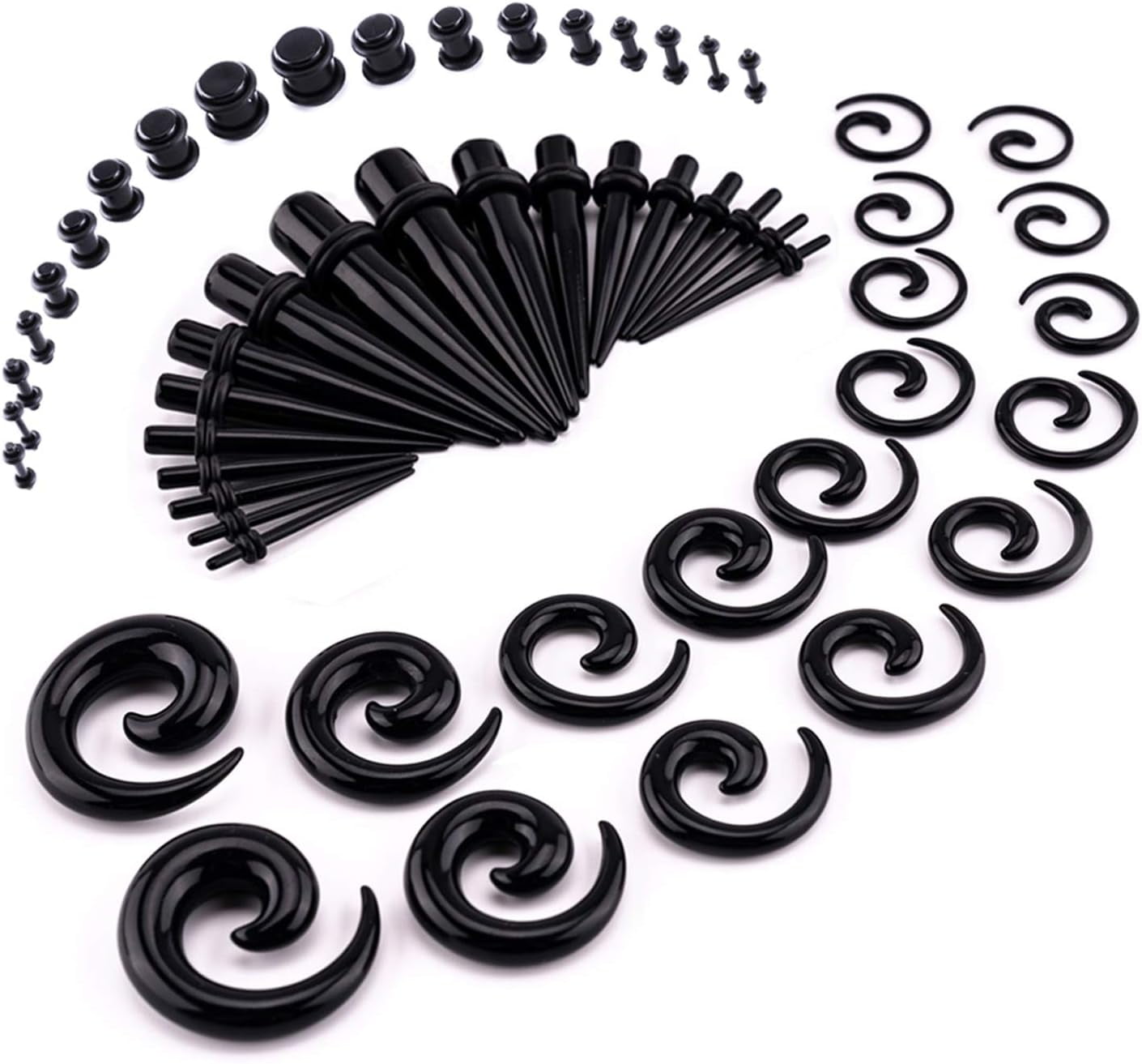 Briana Williams 2 Paires Oreille Tunnel Oreille Plugs Set