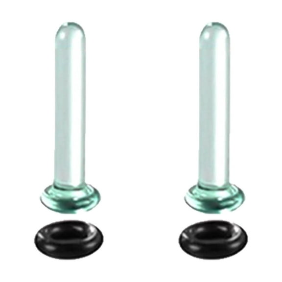Ear Stretching Set Glass Plugs Gauges with O Rings Single Expander Jewelry for Body Piercing Women and Men