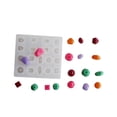 Ear Studs Mold Geometric Shape Beads Small Pendant Silicone Texture ...