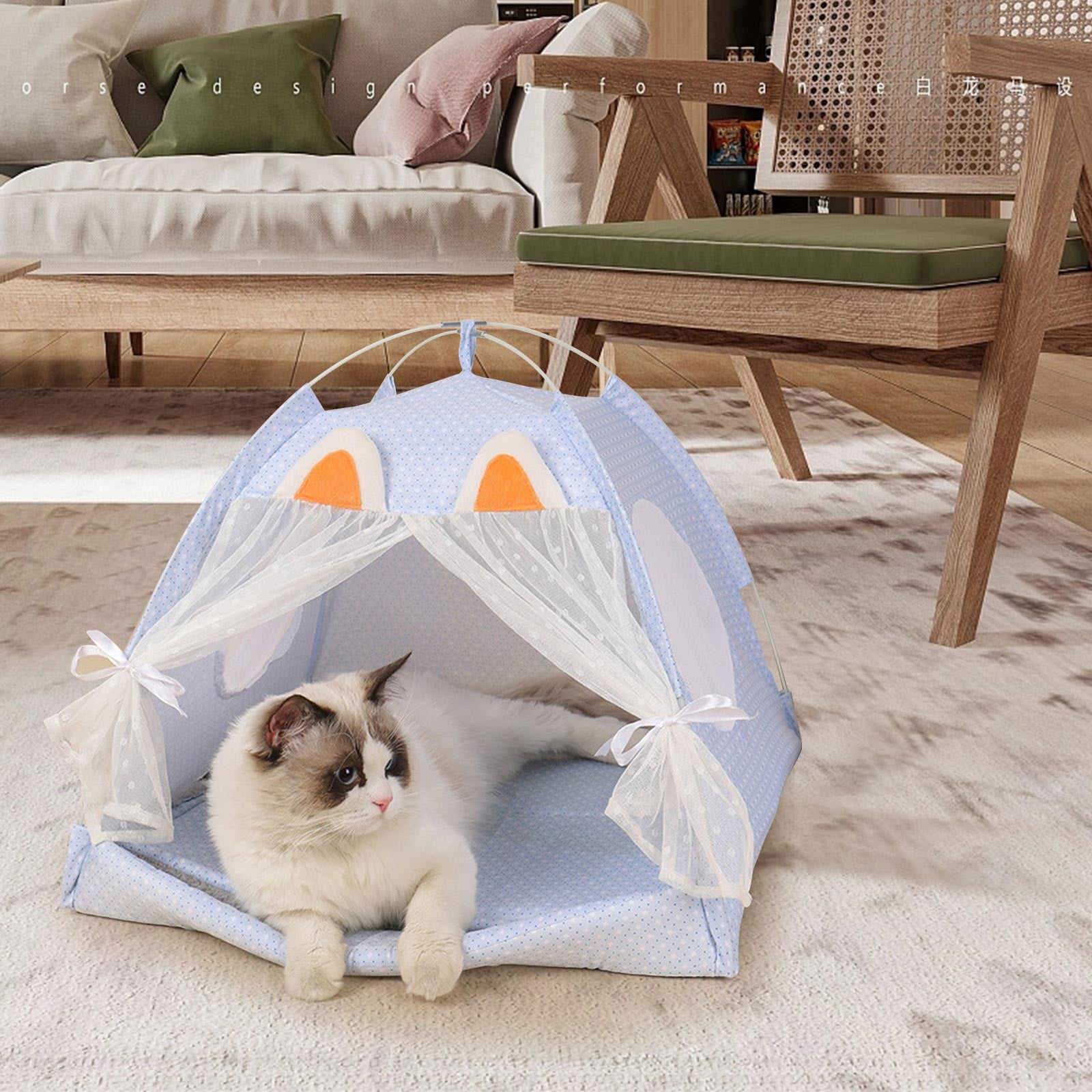 Ear Tent Pet Cat Cat House Available All Seasons for Small and Medium
