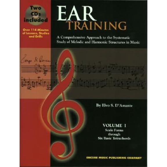 Pre-Owned Ear Training Vol. I: Scale Forms through Six Basic Tetrachords [With 2 CD's] (Paperback) 0962094129 9780962094125