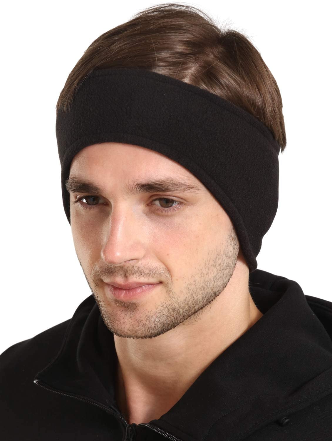Winter Fleece Ear Warmer Headband - Ear Cover for Men