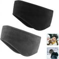 thumbnail image 1 of Ear Warmers Headband, Fleece Earmuffs Running Headband Winter Ear Covers Moisture Wicking Ski Sport Headband for Men Women, 1 of 7