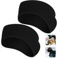 thumbnail image 1 of Ear Warmers Headband, Fleece Earmuffs Running Headband Winter Ear Covers Moisture Wicking Ski Sport Headband for Men Women, 1 of 7