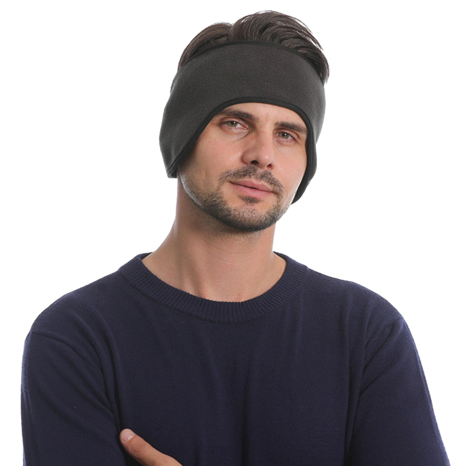 Ear Warmers Headband，Unisex Sports Headband Fleece Ear Warmer Headband