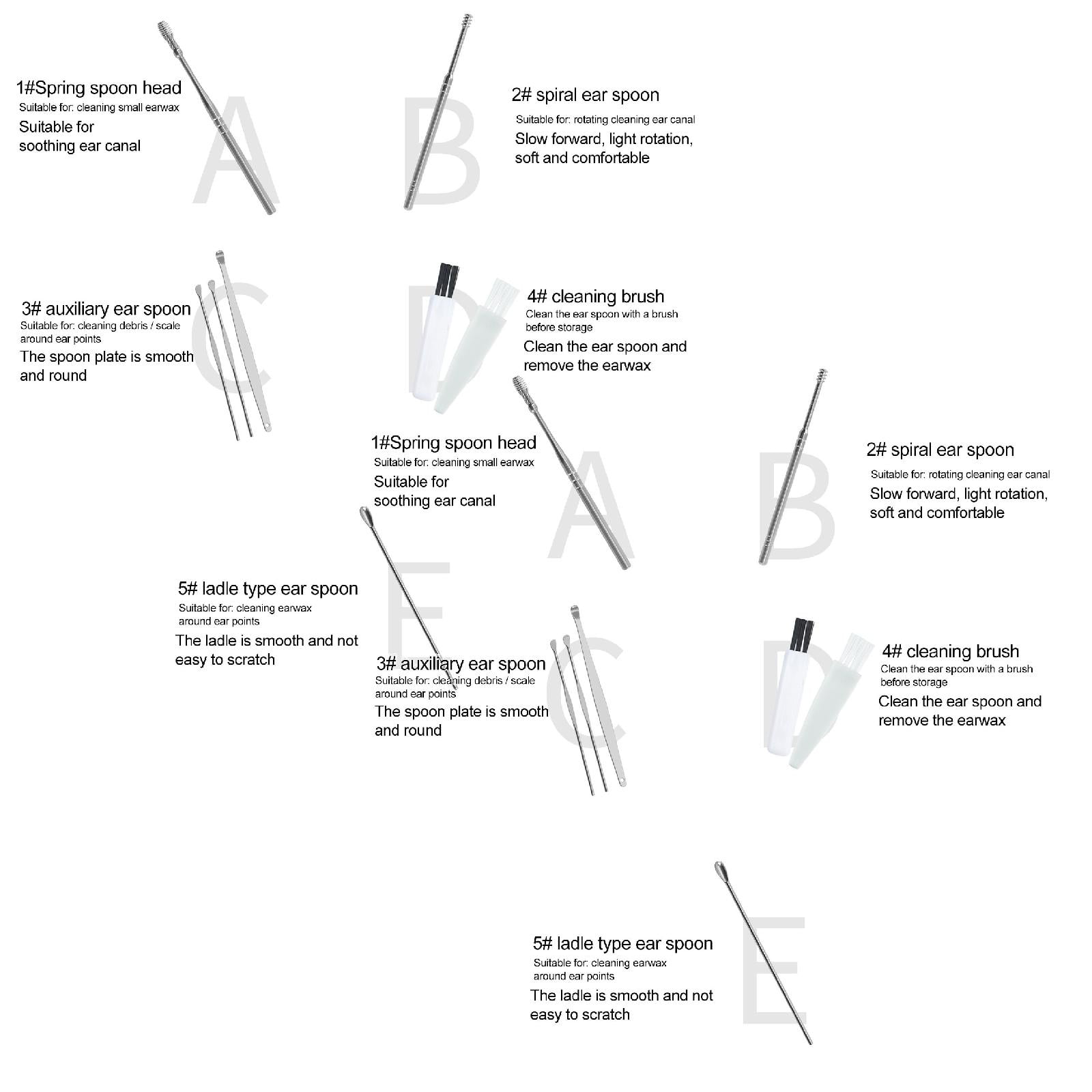 Ear Wax Removal Drops, Innovative Spring Ear Wax Cleaner Tool Set