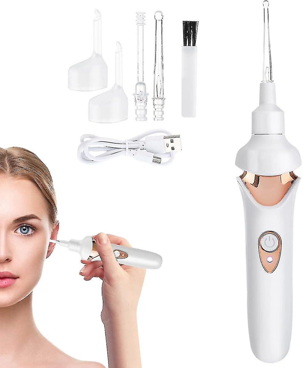 Ear Wax Removal Kit, Usb Charging Ear Cleaner With Lights, Vibration