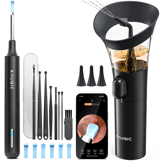 Ear Cleaner with Camera, Manual Ear Wax Removal Kit, Effective Safe Ear ...