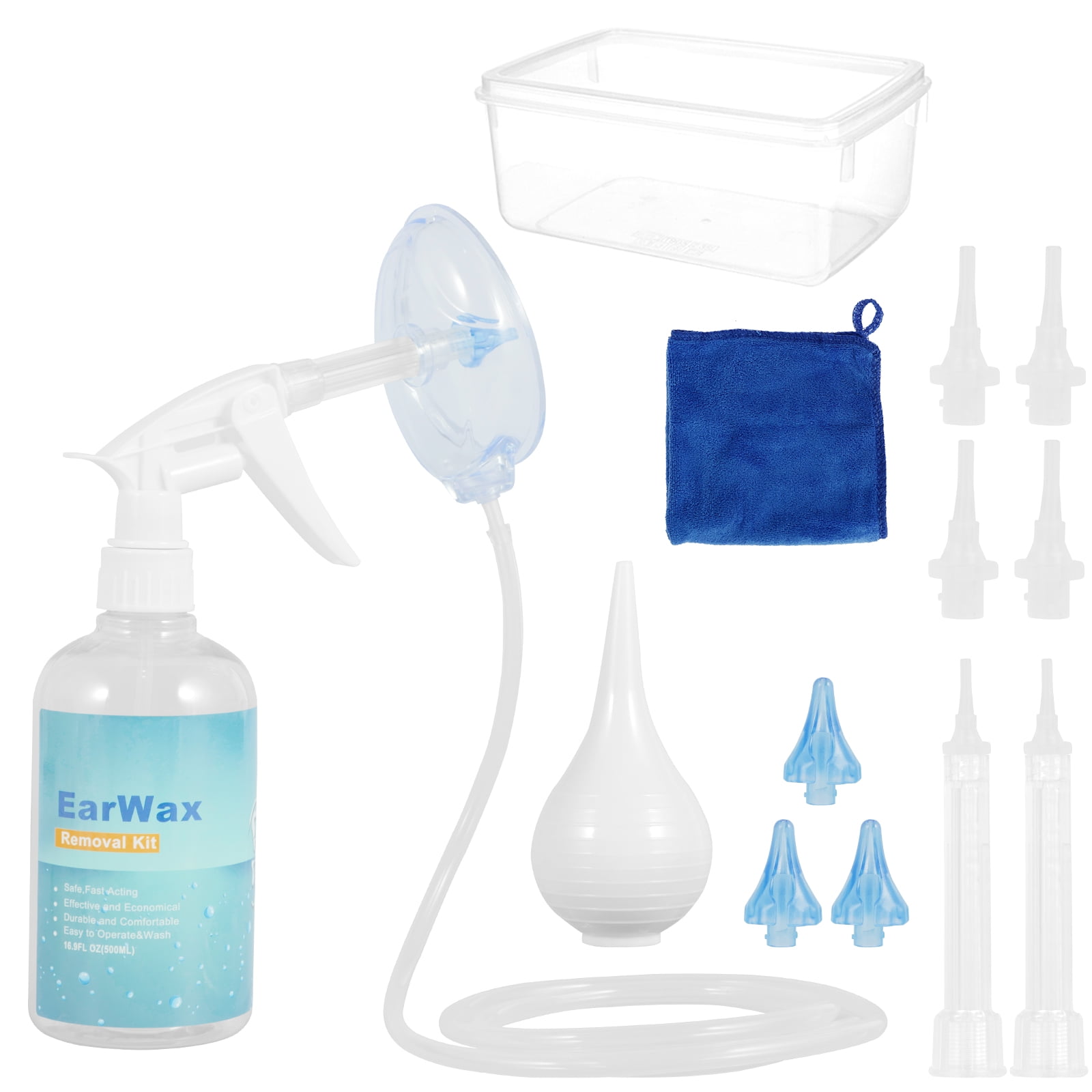 Ear Wax Removal Tool Kit Reusable Ear Wax Remover Complete Easy Safe