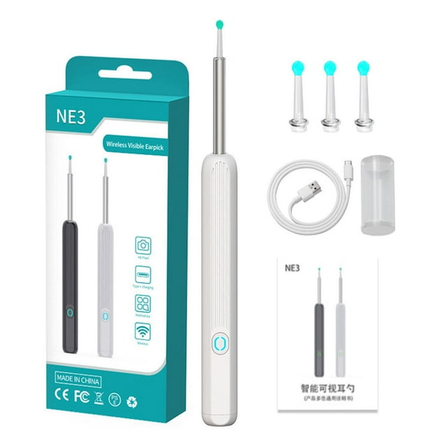Ear Wax Removal Visual Endoscope Otoscope HD Camera Wireless Ear Clღ K3G6