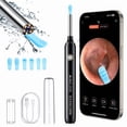 thumbnail interactive-video image 1 of Ear Wax Removal - 1080P Otoscope Earwax Remover Tool with 6 Ear Spoon - Ear Camera for iOS & Android (Black), 1 of 9