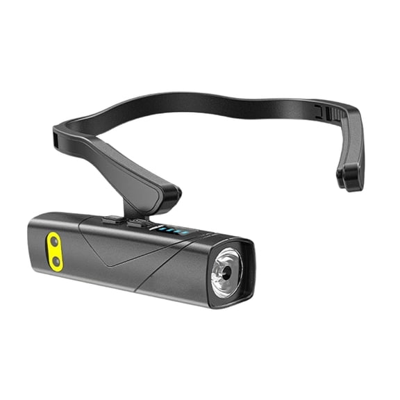 Ear Worn Headlamp with Motion Sensor Headlight Adjustable Lightweight for Multifunctional Work Camping Running Activities