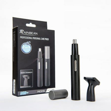 Ear and Nose Hair Trimmer for Women & Men, Painless Body Hair Remover with Stainless Steel Blad, IPX7 Waterproof System, Low Noise, Easy Cleansing