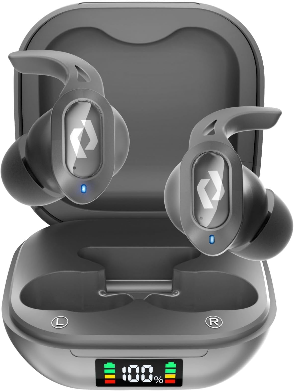 Ear buds Earbuds Case Headphones in Microphone Stereo Bass 64H Playback ...