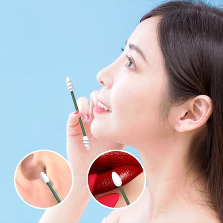 Ear spoon,Cotton Swabs Ear Q- Friction And Cleanable Ear Silicone Ear Makeup 2pcs Stick Reusable Portable Cleanable Ear Q- Reusable Portable And Swabs Ear Makeup Swabs Stick Reusable