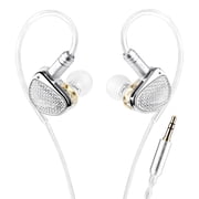EarAcoustic Audio Sta-K IEM Dual Drivers HiFi In Ear Earphones Wired Earbuds with Detachable Cable for Singer Musician