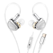 EarAcoustic Audio Sta-K IEM Dual Drivers HiFi In Ear Earphones Wired Earbuds with Detachable Cable for Singer Musician