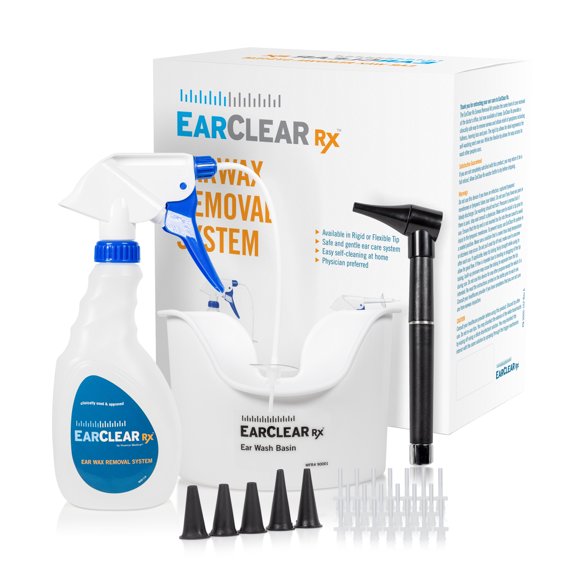 EarClear Rx Flexible Tip Ear Washing Kit for Ear Wax Removal