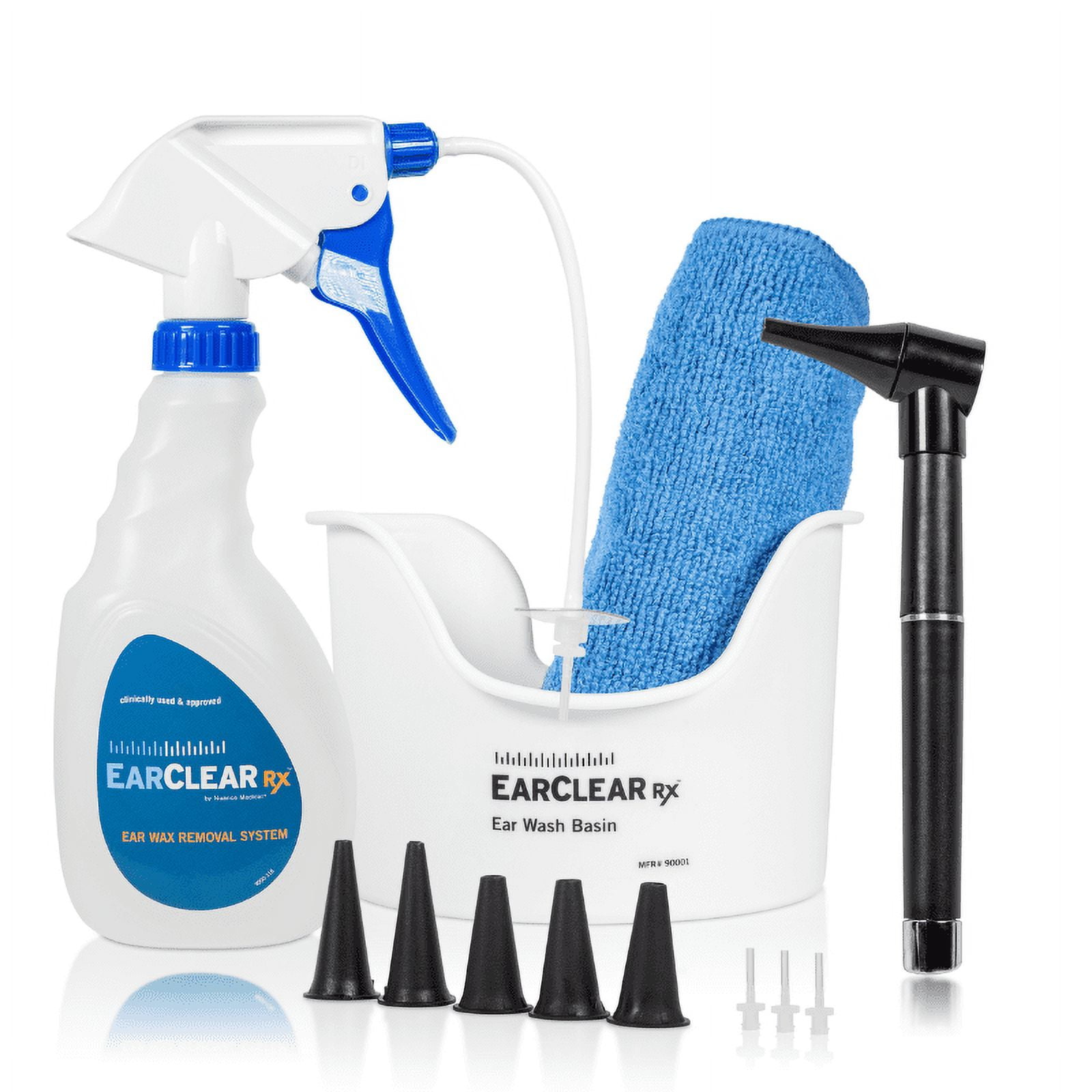 EarClear Rx Ear Wax Flush System with Flexible Tip and Light