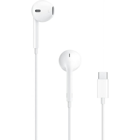 EarPods Headphones with USB-C Plug, Wired Ear Buds Built-in Remote to Control Music, Phone Calls, and Volume