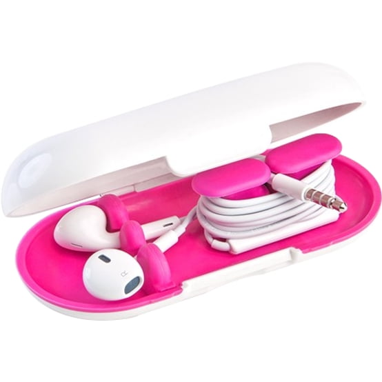 Earbud Case, Hardshell, Pink