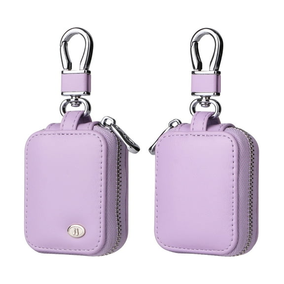 Earbud Case Headphone Storage Case Compatible with Airpods 1/2/3/Pro Wireless Earphones Carrying Pouch Small PU Leather Bag Shockproof Earpods Cover Universal Bag Travel Protection Pouche