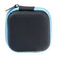 thumbnail image 1 of Earbud Case,Portable Earphone Case,Headphone Cloth Earbud Holder with Zipper,Cell Phone Accessories Organizer,for Wireless/Bluetooth Headphones,SD Memory Card,Camera Chips2.95x2.95 inch(Sky Blue), 1 of 9