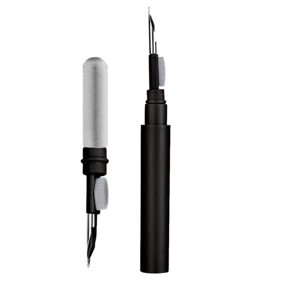Earbud Cleaning Kit, Multi Function Cleaning Pen with Soft Brush & Sponge, Cleaner Kit for Most Bluetooth Earbuds, Charging Case & Phone,Portable Electronics Cleaning Maintenance Set