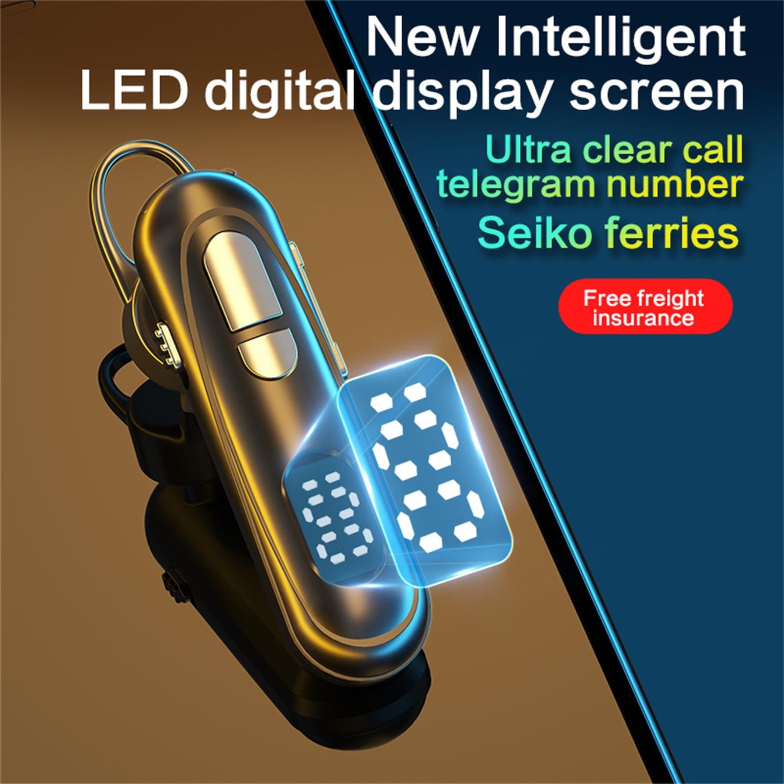 Earbud Cord Wrap Wireless Headset for Music Wireless Headset for Work