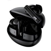 JVC TWS Bluetooth In-Ear Ultra-Compact Earbuds with Mic with Charging Case, up to 28 Hours Play Time, HA-D6T, Black
