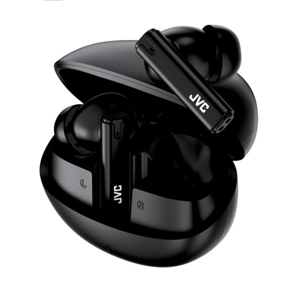 JVC HAD6TB Voice-Activated Bluetooth In-Ear Earbuds w/ Charging Case , Black
