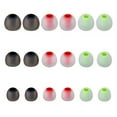 thumbnail image 1 of Earbud Tips Soft Silicone Earbuds Replacement Tips Fit for in-Ear Headphones(Inner Hole from 3.8mm - 4.2mm Earphones) 9 Pairs S/M/L, 1 of 3