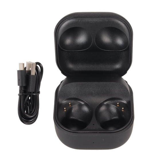 Earbuds Charging Case Replacement USB Charging Bluetooth Earphone Charger Case for Galaxy Buds 2 PRO SM R510 Black