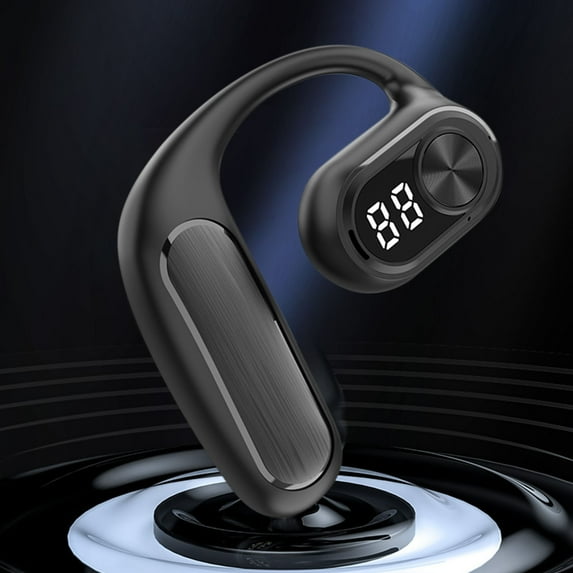 Earbuds Qwtwty Wireless Intelligent Bluetooth Earphones Single Ear Hanging Stereo Earphones