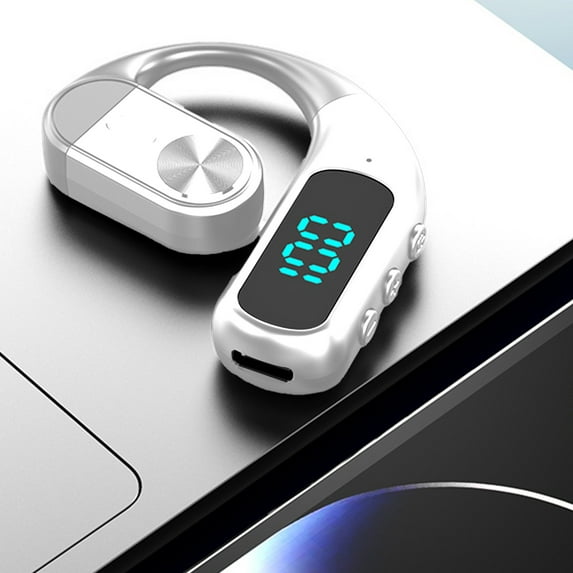 Earbuds for School, Hanging Ear In Business Sports Low Latency High Battery Intelligent Noise Reduction True Wireless 5.4 Bluetooth Openear Headphones Bluetooth Headphones Noise Cancelling