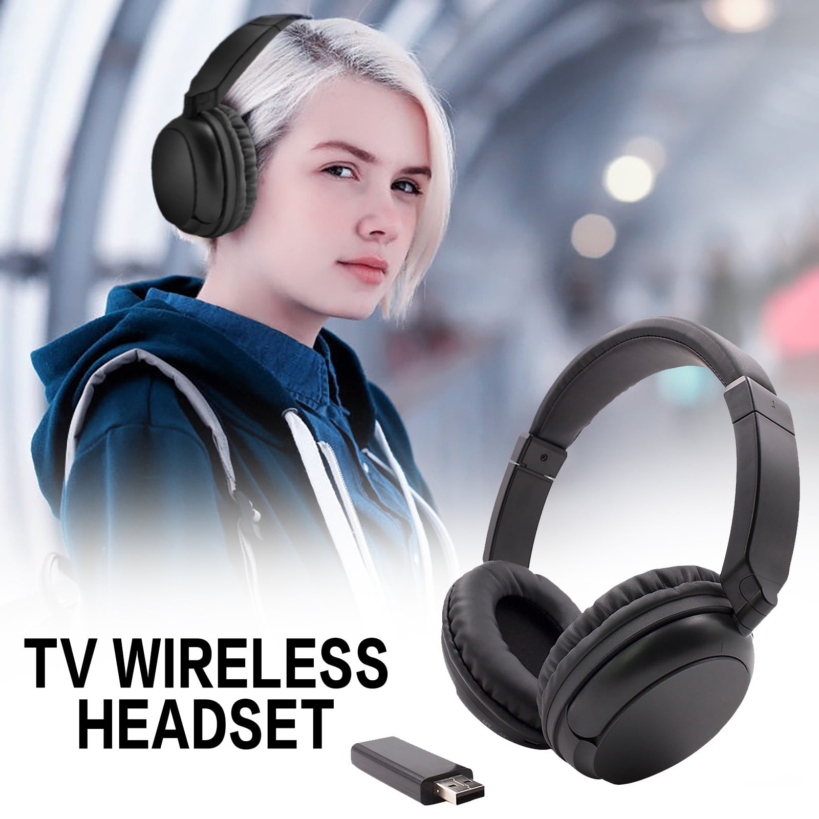 Best Noise Canceling Headphones For Small Heads Earbuds for Small Ear Canals Head Phones Wireless Noise Canceling Ear