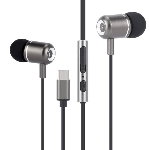 USB-C Wired Earbuds | Hi-Fi Audio + Inline Mic