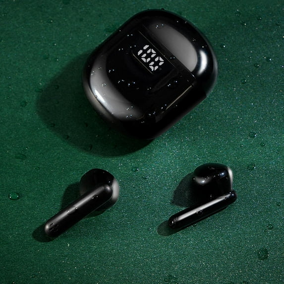 Earbuds Wireless Bluetooth Qwtwty Bluetooth Earphone Power Digital Display Noise Reduction Wireless Earphone