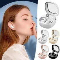 Earbuds Wireless Bluetooth, Sleep Invisible Bluetooth Earphones Border Small Mini Digital Display Sensorless Wear True Wireless Bluetooth Earphones Bluetooth Earbuds Noise Cancelling