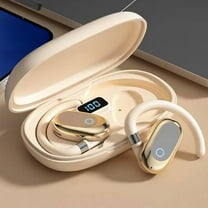 Earbuds Wireless, Hanging Ear Type Large Capacity Built-in Battery Low Latency True Wireless For Type-C Fast Charging Sports Bluetooth Open Ear Headphones Earphones Noise Cancellation