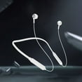 thumbnail image 1 of Earbuds for Kids, Hwkond Bluetooth Earbud Magnetic Neck Hanging Earphones Noise Cancelling In-Ear Headphones, White, Up to 60% Off, 1 of 8