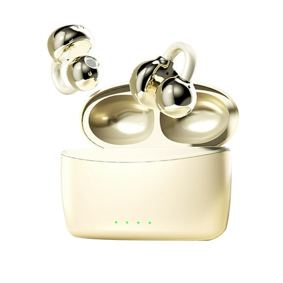 Earclip Style True Wireless Bluetooth 5.4 Open-Ear Earphones,High Battery Extended Playtime,Low-Latency Stable Audio,Comfortable All-Day Wear,Dual Mic Noise Reduction,HiFi Stereo Sound