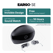 Eargo SE Nearly Invisible Design Rechargeable OTC Hearing Aids with Award-winning Support*